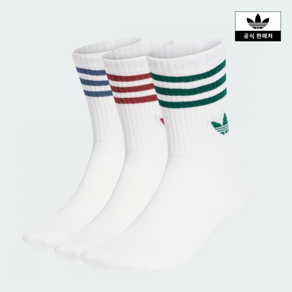 Adidas 3 Stripes Crew Socks 3 Pack [kt1690] KT1690/S