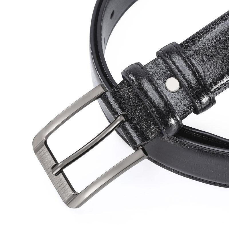 Pin Buckle Retro Belt Men'S Pu Wallet Buckle Belt Casual Men'S Business Belt