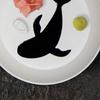 Yousheng Sea Whale Dipping Dish Cute Condiment Plate for Soy Sauce And Vinegar Multifunctional Spoon Rest Jewelry Storage Tray Fun Gift for Food And