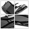 2PCS Front Bumper Foglight Cover Grill Grille Fit A6 C7 2014-2018 Black