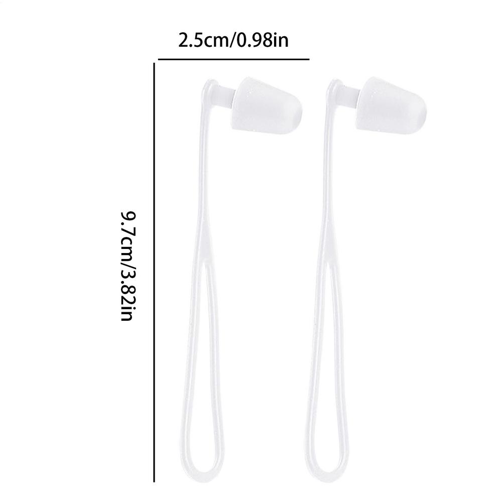 1pair Swimmers Ear Plugs Comfortable Swimming Ear Plugs Silicone Waterproof Reusable Hearing Protection Earbuds 1 Pair With Lanyard