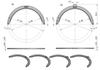 Set of Half Rings N-0.00 (nominal) 42013990 C-330 ORIGINAL URSUS