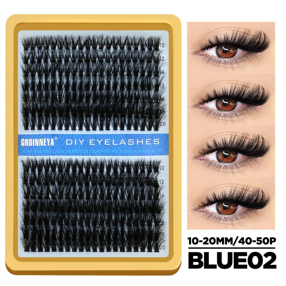Natural Look 3D Faux Mink Lash Wispy Style DIY Lash Extension Kit  Makeup Enhancement