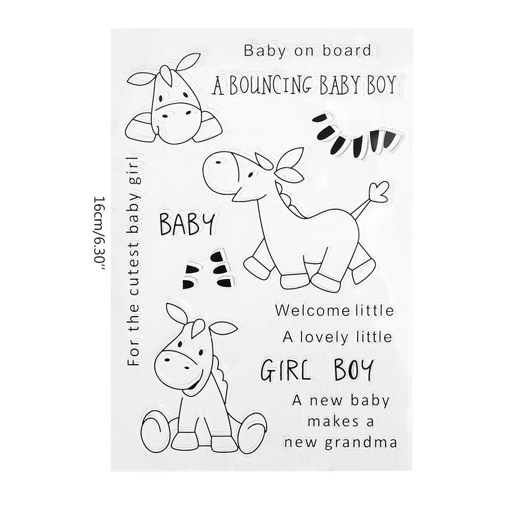 Animal Silicone Clear Stamps for DIY Scrapbooking Photo Album Cards Craft NIGH Animal Silicone Clear Stamps for DIY Scrapbooking Photo Album Cards Craft NIGH