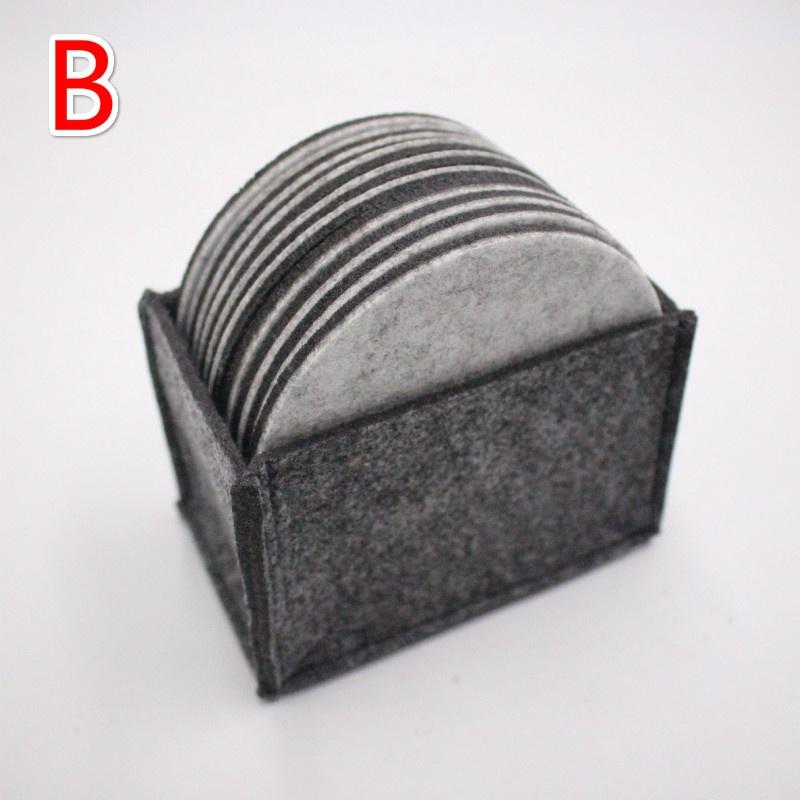 10-teiliges Filz-Schutzpad, Tasse, Anti-Reibungs-Pad, Trennpad, Filz-Set, Pad, Küchenutensilien, nützlich