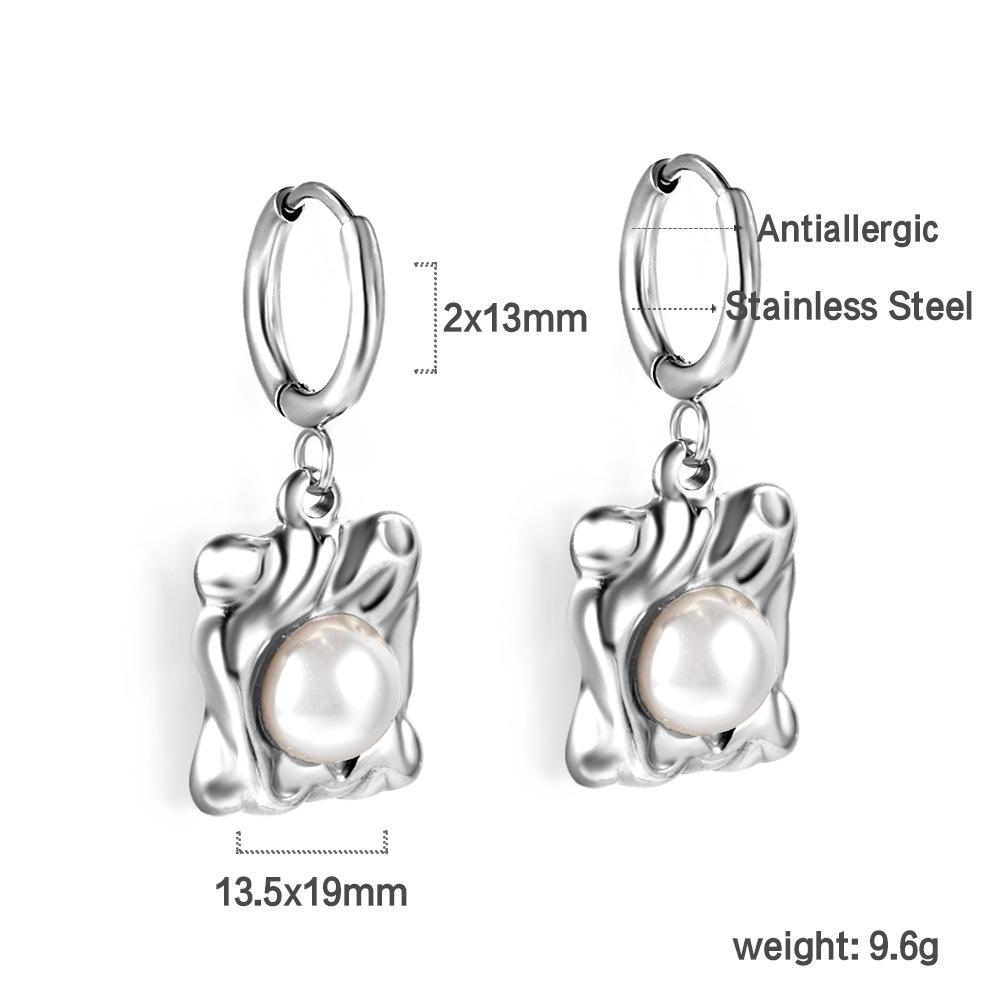Cross-Border INS Women's Stainless Steel Sweater Chain Necklace Bamboo Chain European American Niche Design Fashionable Light