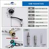 HEIGHTEN Adjustable Reel Handle with 38mm Compatible with Shimano and Daiwa Spinning Aurora Series Dark Gray 65-70mm Knob, Reels, (Black &