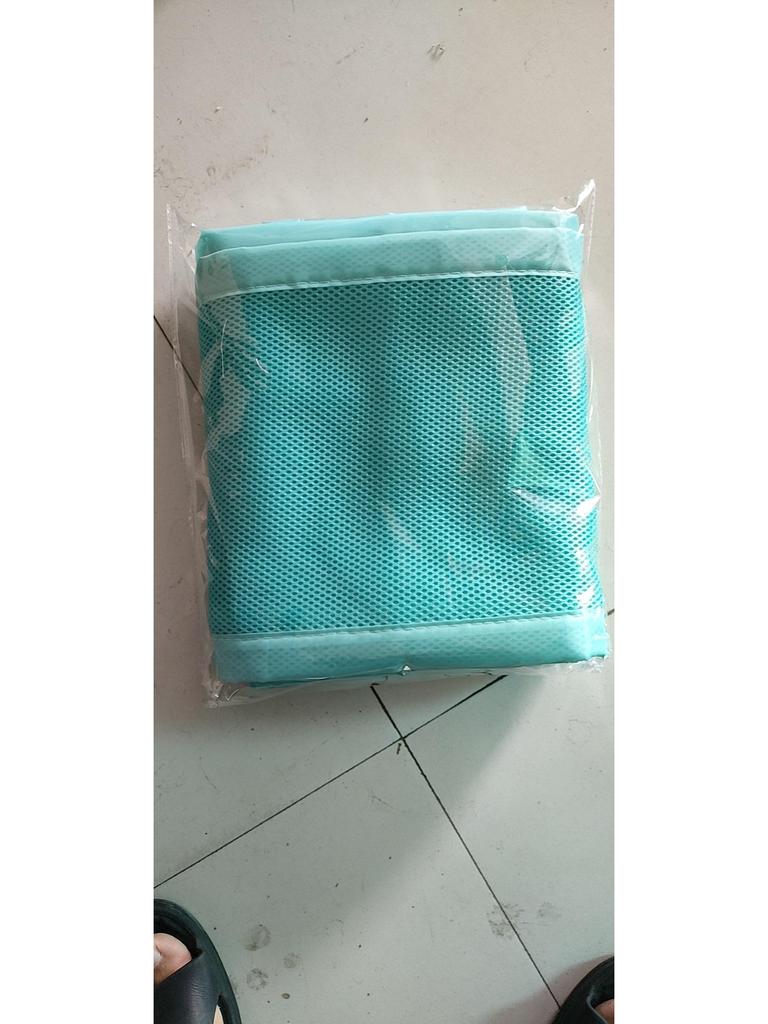 Multicolor Mesh Baby Crib Bumper with Railings for 4-Panel Beds