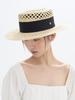 Beulaunhaes Coco Boater Hat - Ivory