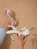 Sandals Women's Shoes Summer 2025 High Heels Stiletto Elegant Party Stripper Fashion Sexy Gold Designer