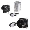 1set Smoke Absorber Fume Extractor Fan Pipe Duct Exhuast Fan USB Adjustable Speed Plastic Welding Equipment Accessories