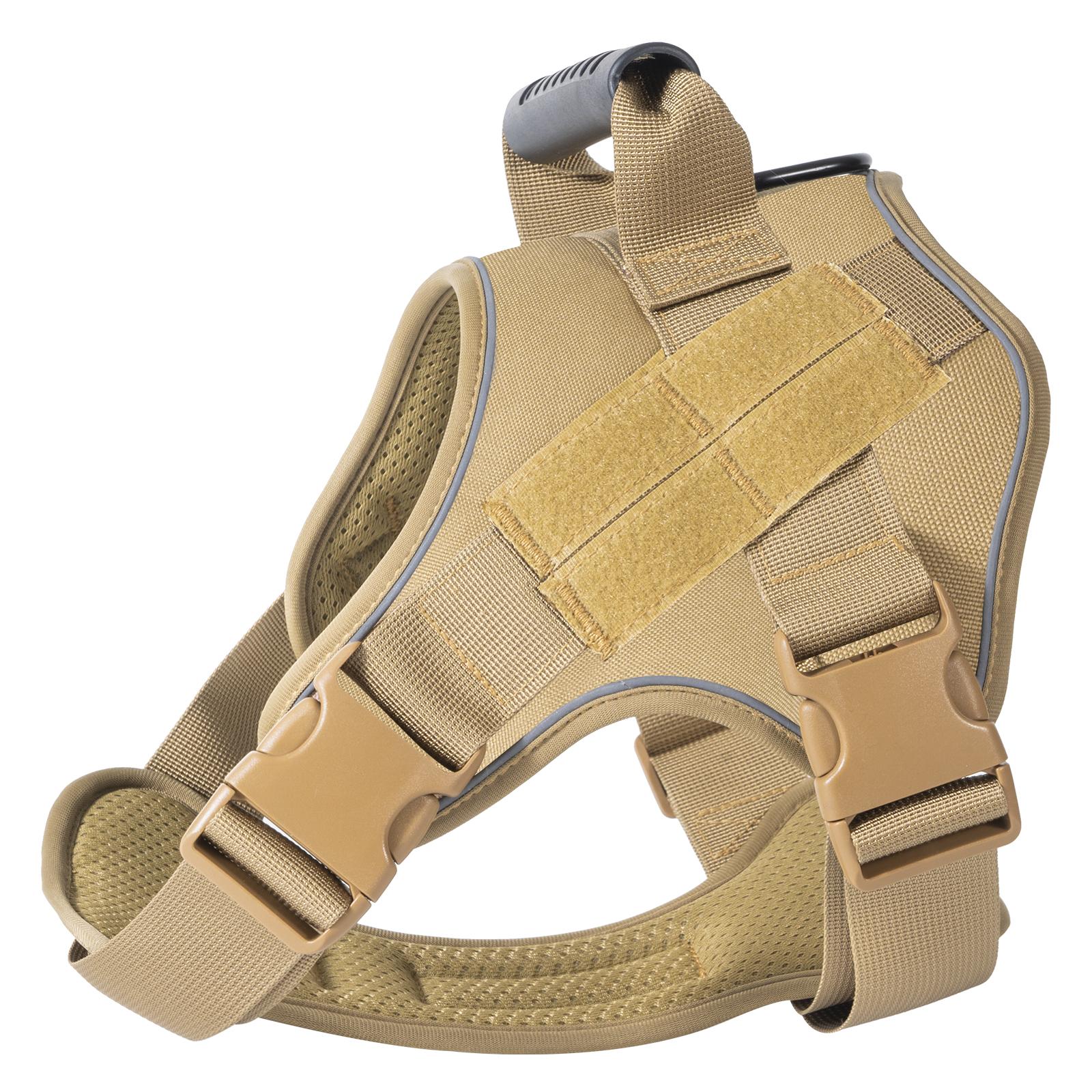 

Tactical Dog Harness Pet Doberman Pinscher Pet Training Vest Dog Harness for Small Medium Large Dogs Explosion Proof S