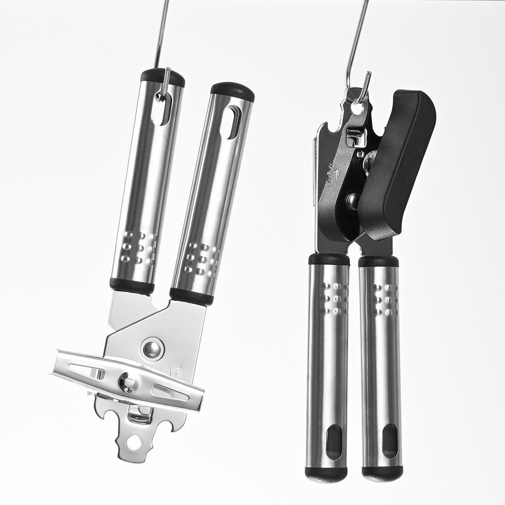 Stainless Steel Can Opener with Anti-slip Handle, Multi-functional Can Knife for Household Use