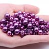 18g Perforated Imitation Pearl Beads: No Peeling/Fading - Cream Glue Hair Clip for DIY Handmade Bracelets & Small Accessories.