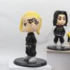 10CM 5Pcs/1 Set Anime Tokyo Revengers Figure Draken Manjiro Sano Cute Q Edition Toys PVC Children's Birthday Gift Collection