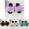 Cozy Girls Home Outdoor Slides With Soft Fur Decoration And Furry Design