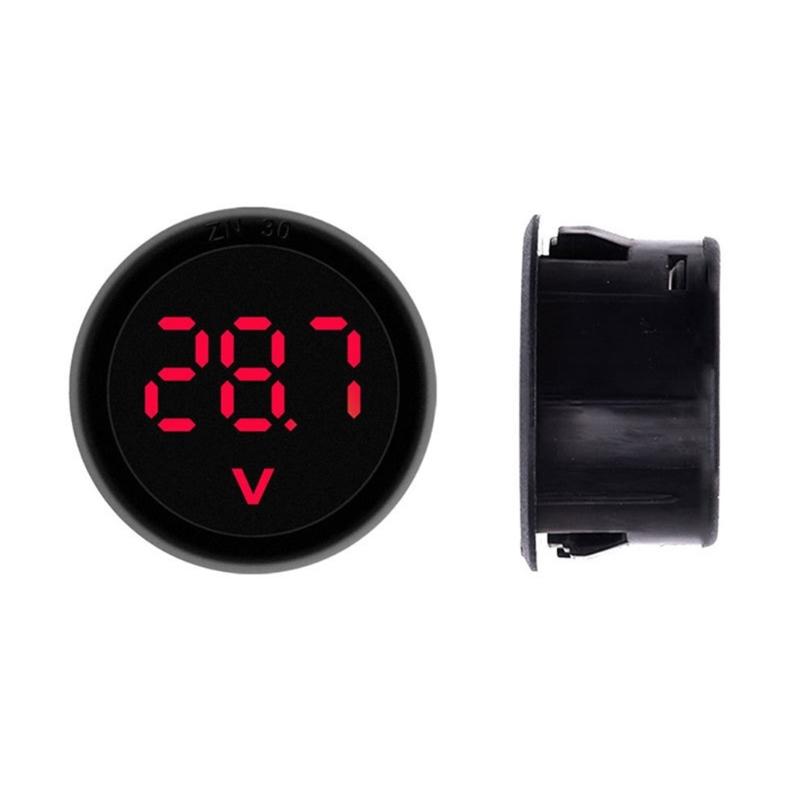 Strong  ABS Voltage Monitor with Reverse Polarities Protections Small  Voltage Meter Tool for Multiple  Power Sources