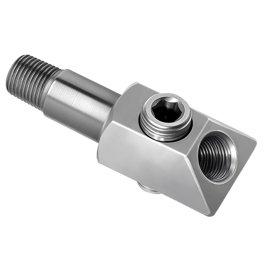 Oil Pressure Sensor Adapter Fit for Engine 1Celsius8-27 NPT Thread Port Plug Stainless Steel Tool