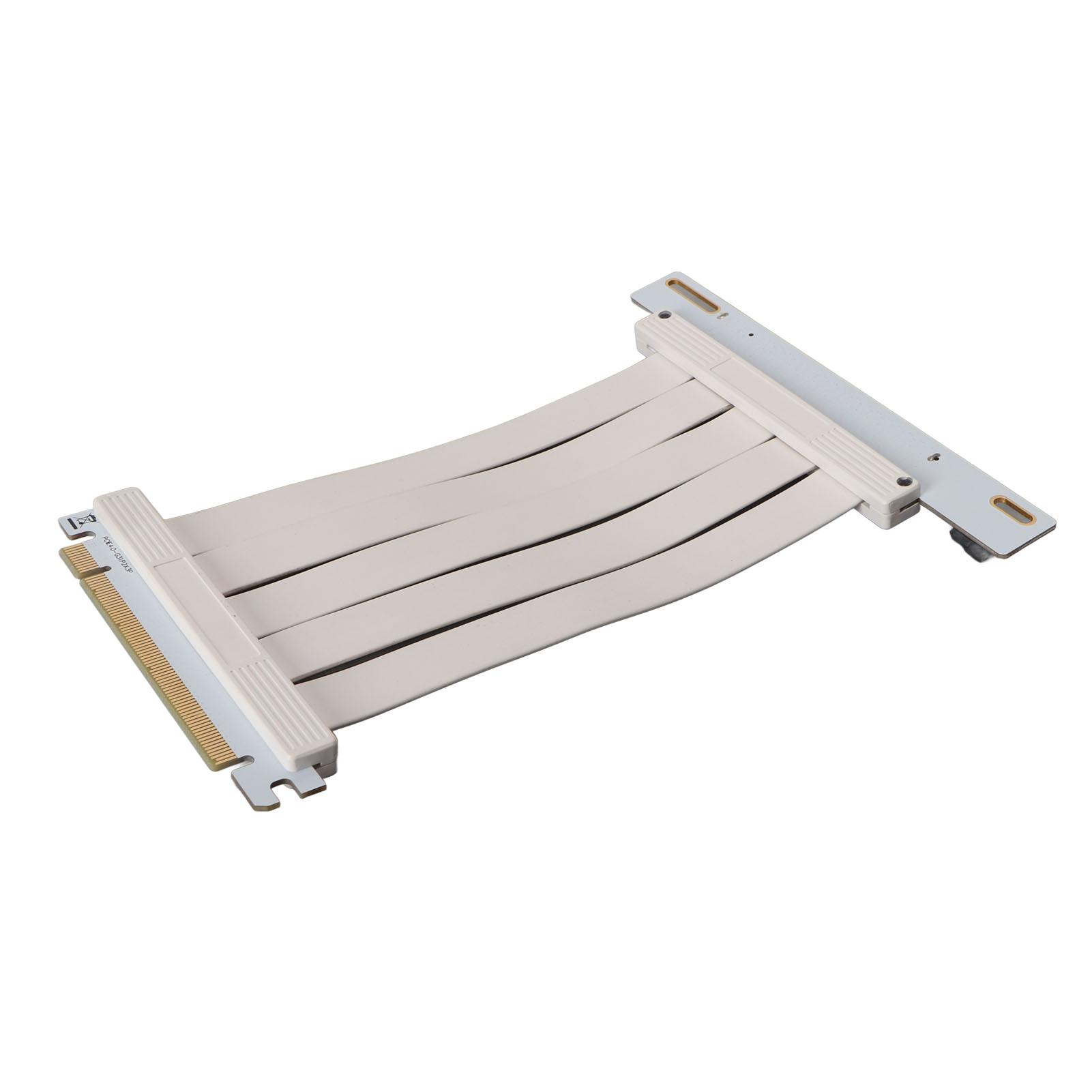 

PCIE 4.0 X16 Riser Cable 90-градусный удлинительный кабель Высокоскоростной вертикальный игровой Riser Cable