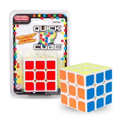 Duncan Toys Quick Cube 3 x 3 dėlionė, baltas korpusas 3084