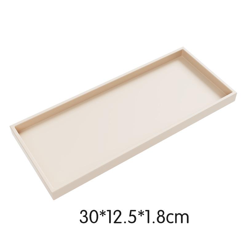 

Silicone Bathroom Countertop Organizer Tray - Multi-Use Soap Dish, Key Ring Holder, Jewelry Storage Mat & Makeup Organizer бежевый
