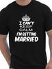 Blijf Kalm Ik Ga Trouwen Grappig Heren T-shirt Maat S-XXL