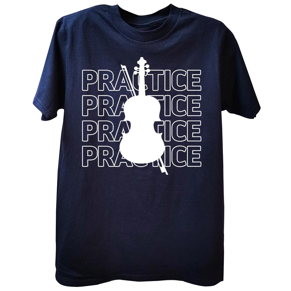 Ling Ling Violin Practice 40 Hours A Day T Shirts Streetwear Short Sleeve Birthday Gifts Summer Music Tshirt Unisexs Clothing S