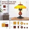 Ideas Table Lamp Mini Building Block Set, Creative Retro-Style Table Lamp Model, Collection Home Décor Birthday for Adults Teens 14+ (804 Pieces)