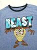 [USED] Looney Tunes Tasmanian Devil Character T-Shirt Ringer T-Shirt
