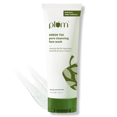 Green Tea Pore Cleansing Face Wash 100ml Pack of 1 | Gentle Exfoliating, Non-Drying, Controls Oil