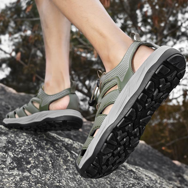 Men's Wading Shoes Water Shoes Upstream Walking Breathable Fishing Beach Sandals Outdoor Hiking River Tracing Shoes
