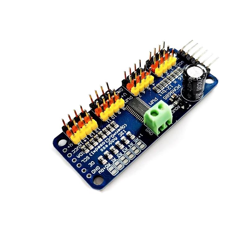 PCA9685 16 Channel 12 Bit PWM Servo Motor Driver I2C IIC Module for MG90S SG90 MG995