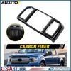 For Ford F150 2015- 1Pcs Carbon Fiber Rear AC Air Vent Outlet Cover Trim