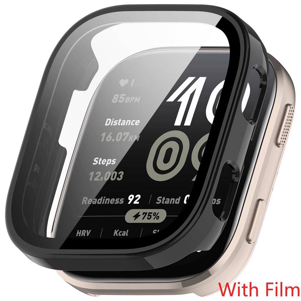Pouzdro na PC + Sklo pro Amazfit Bip 6 Ochranná fólie proti poškrábání Nárazník Tvrzené sklo Kryt chrániče obrazovky pro Amazfit Bip6 Příslušenství