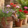 Resin Rabbit Flower Pot Hanger Cute Bunny Statue Bunny Ornaments Climbing Bunny Figurine  Outdoor