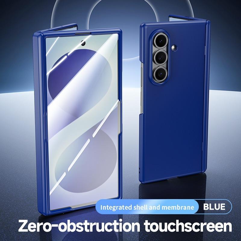 Applicable to Samsung ZFold8Ultra folding mobile phone case fold7 matte skin feeling all-inclusive case film integrated protective case