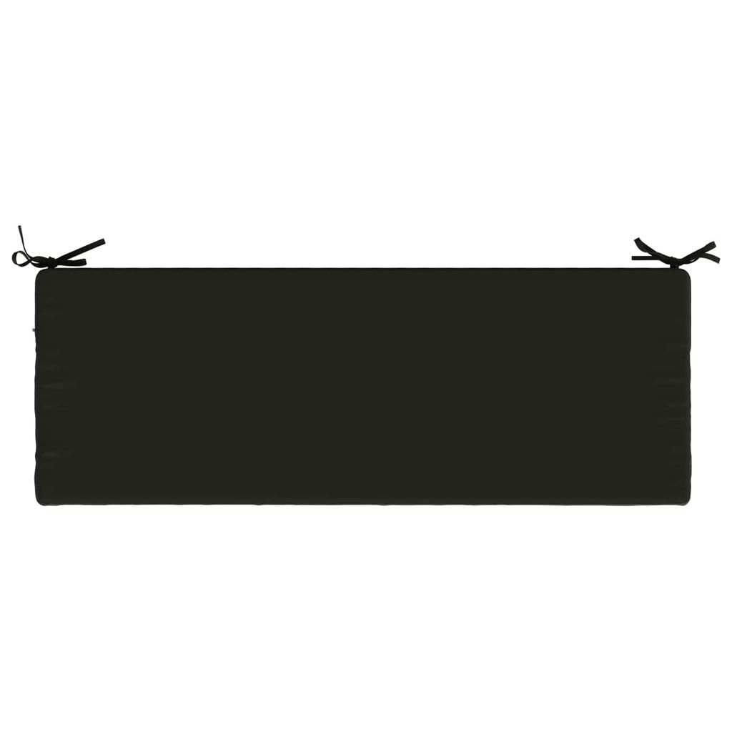 2 piece Bench Cushions SOEST 2 pcs. 100percent Polyester Black