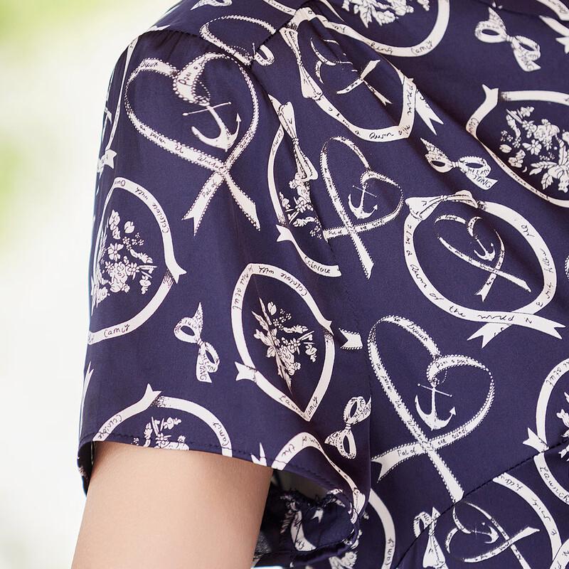 Elegant Summer V-Neck Chiffon A-Line Midi Dress