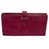 Bifold Wallet HMetal Shave Beansufla Purse Pink Shave Used