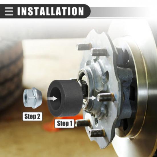 Universal Pack (2) Wheel Stud Taller Tool With 3/4" Hex Wheel Lug Nuts