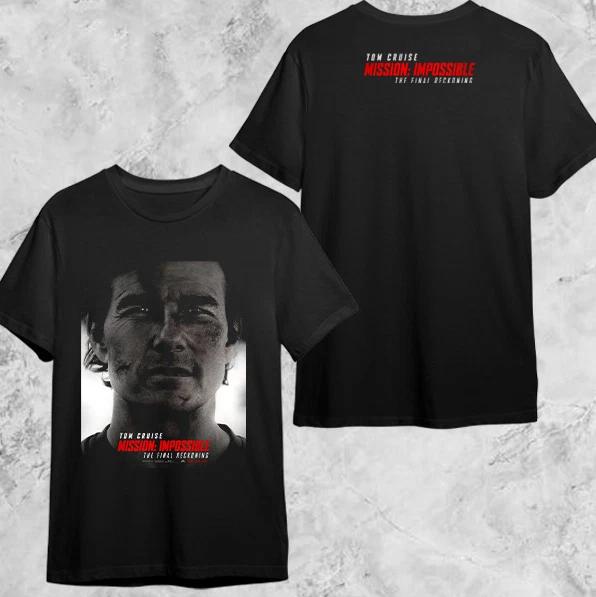 Mission Impossible Dead Reckoning Lettering Design for Unisexs Summer Cotton TShirt 2026 Comfortable HighQuality RetroY2K 2XL
