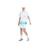 Nike S/S 2023 Basketball Gradient Logo Crew Neck Tee Women Tops White FJ7231-100