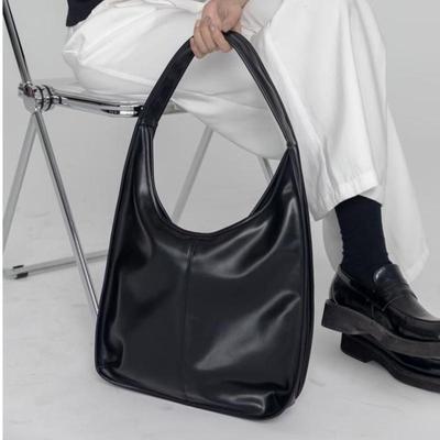 Trendige neue Damen-Umhängetasche, weiches Leder, Tragetasche, minimalistische Linie, Handtasche, täglich, große Kapazität, Einkaufstasche