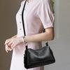 Lychee pattern leather crescent moon small bag single shoulder messenger women's bag