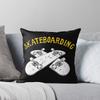 Skateboarding, Skater Throw Cushions & Pillows Without Core