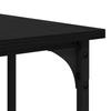 L Shaped Desk Black Oak Effect 139 x 139 x 75 cm