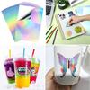 20Pcs Lamination Sticker Paper Clear A4 Printable Vinyl Labels Crafts Decal