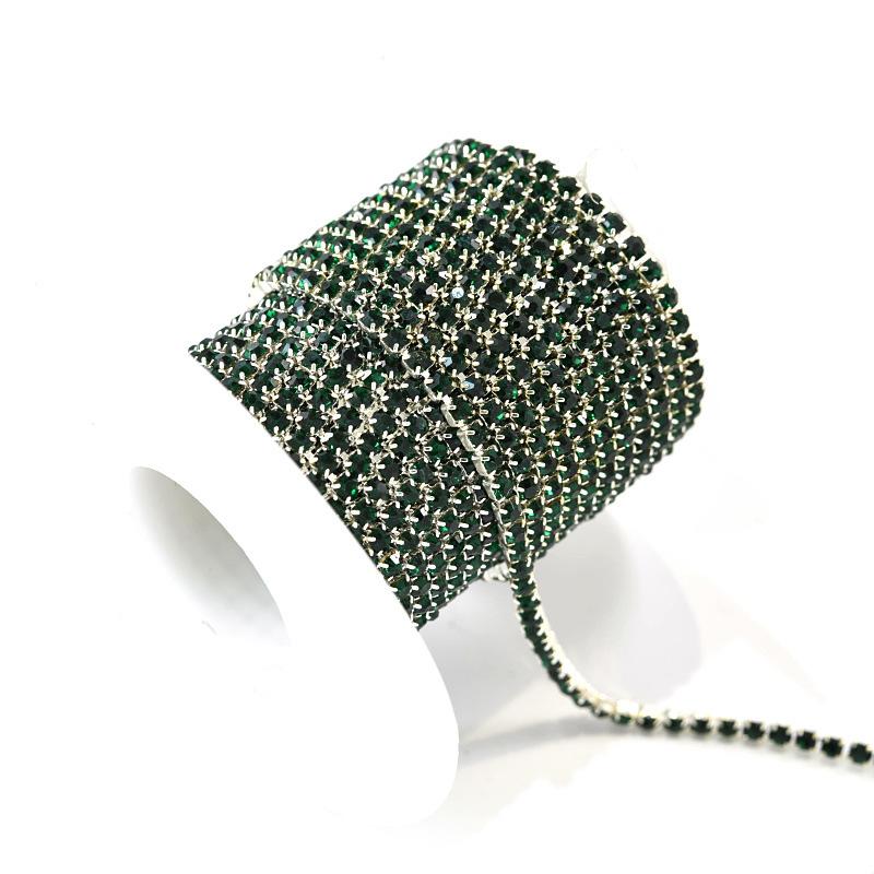 Crystal Rhinestone Chain, Glass Dense Claw Chain, Clothing Accessories Diy Wedding Accessories, Decorative Accessories