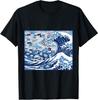 Blue Cats Wave For Kamala Funny T-Shirt