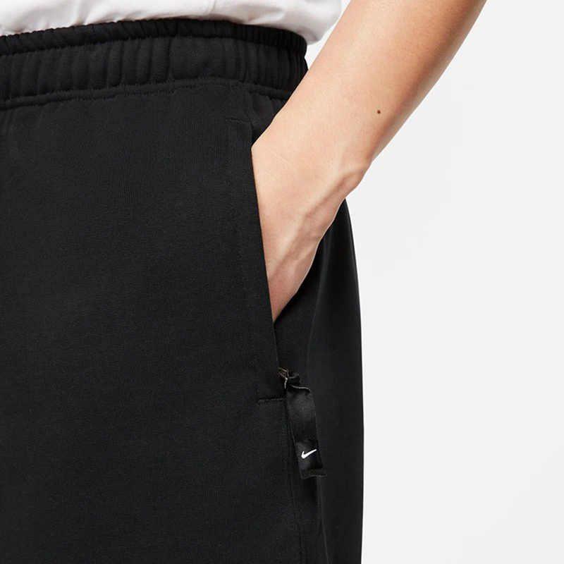 Nike Pantaloncini Casual Solo Swoosh da Uomo Neri DX0818-010